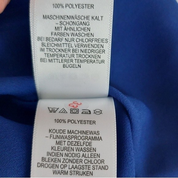 Rachel Zoe - Royal Blue Sleeveless Knee-Length Semi-Formal Side Zip Dress - Picture 12 of 12